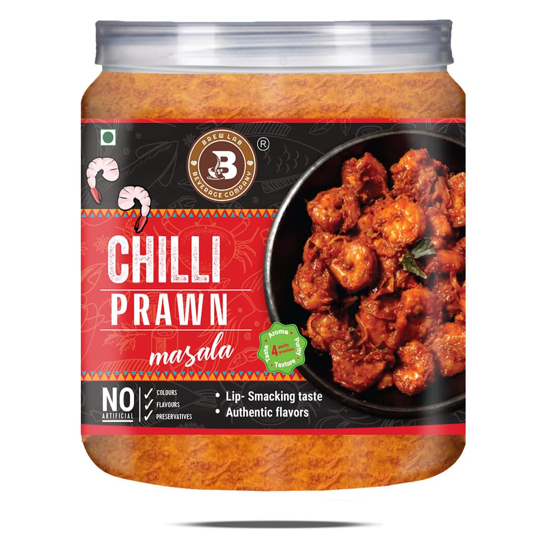 Brew Lab Aromatic & Natural Chilli Prawn Masala | True Spicy Flavor Lip Smacking Taste | (250 g) (B0CGRJRJWC) Amazon Price History, Amazon Price Tracker