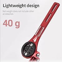 Vista 4 de KOOTU Soporte para computadora de bicicleta de aleación de aluminio para manillar integrado compatible con Garmin Edge, Wahoo Elemnt, Bryton