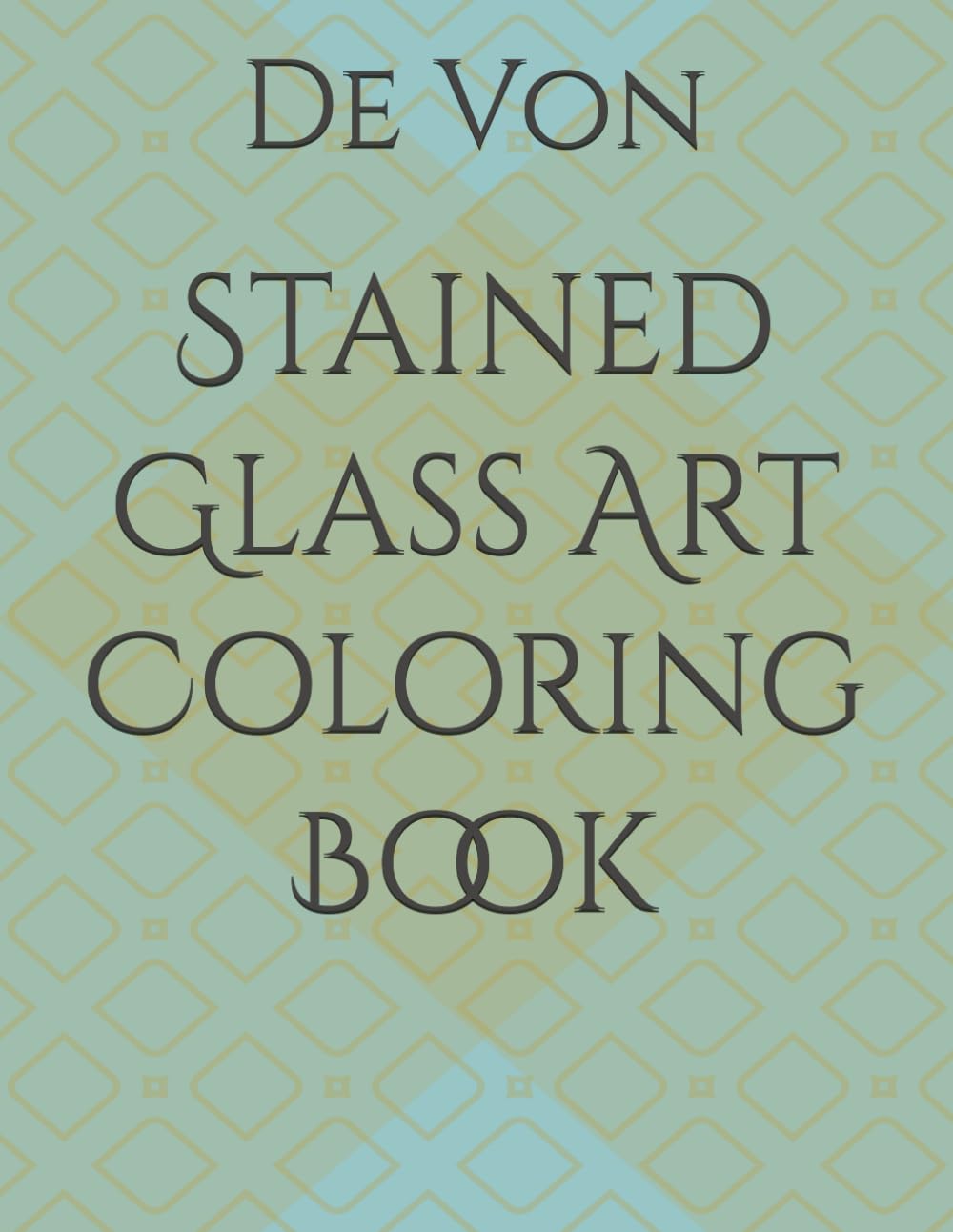 Stained Glass Art Coloring Book
