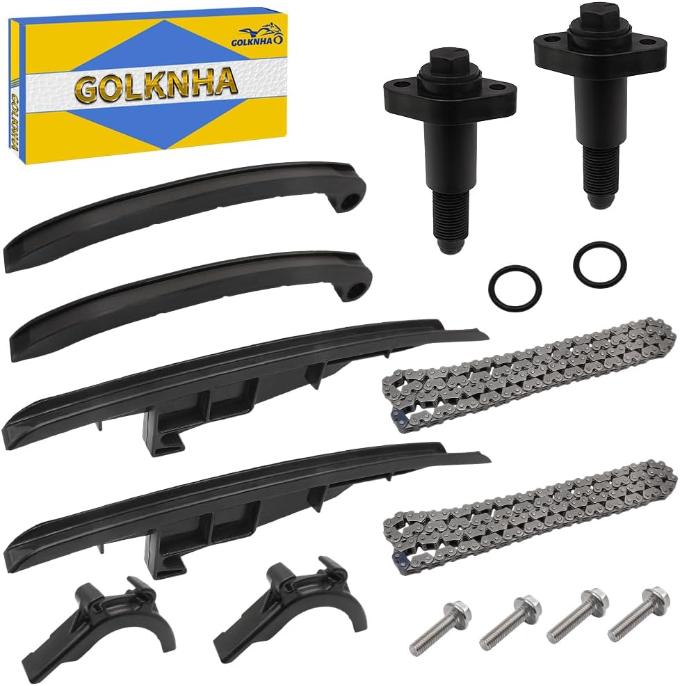 Cam Timing Chain & Guide Tensioner Kit Compatible with Can-Am Renegade Outlander 500 570 650 800 Commander 800 Defender HD8 OEM# 420436015 420436014 420236584