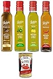 Pantaleo Aromatisiertes Olivenöl Extra Vergine Set – 4x250ml (Trüffel, Basilikum, Zitrone...