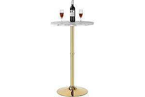 Finnhomy 24" Gold Bar Table : The Perfect Addition to Your Home Decor