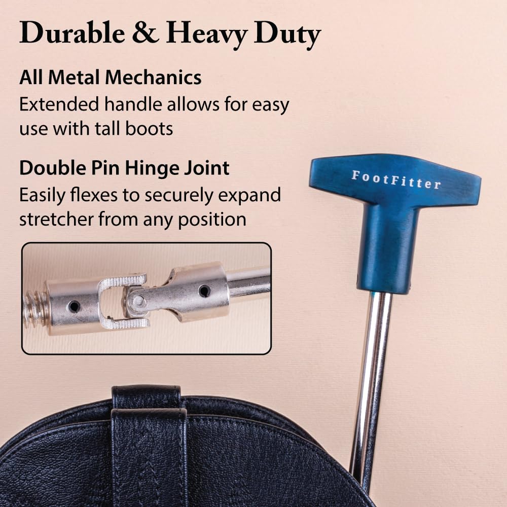 FootFitter Heavy Duty Premium Professional Cowboy/Western Boot Stretch Stretch Loosens & Widen Tight Cowboy Boots