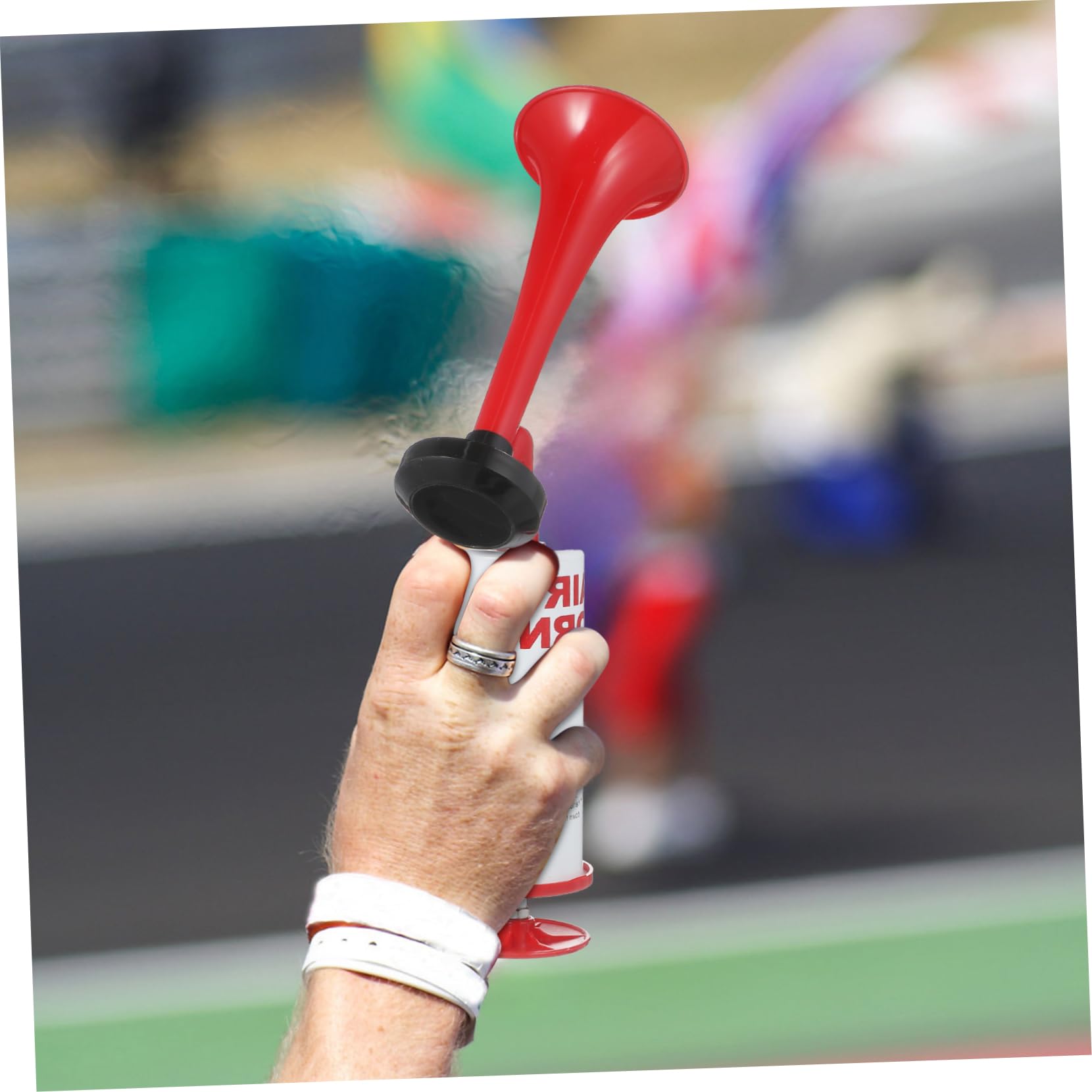 TOYANDONA 3pezzi Festa con Fanfara Manuale Tromba per di Calcio Accessorio per Eventi Sportivi Colori Vivaci Realizzata