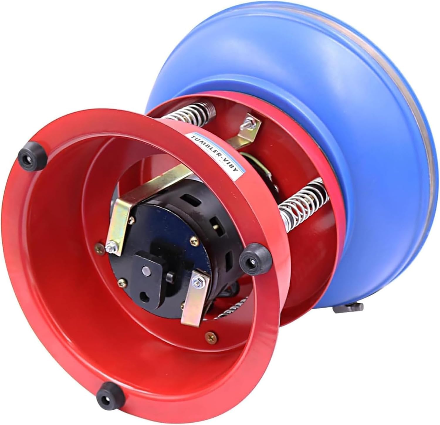 Vaso vibratorio eléctrico para pulir piedras y rocas, cuenco de 8 pulgadas, práctica máquina de volteo