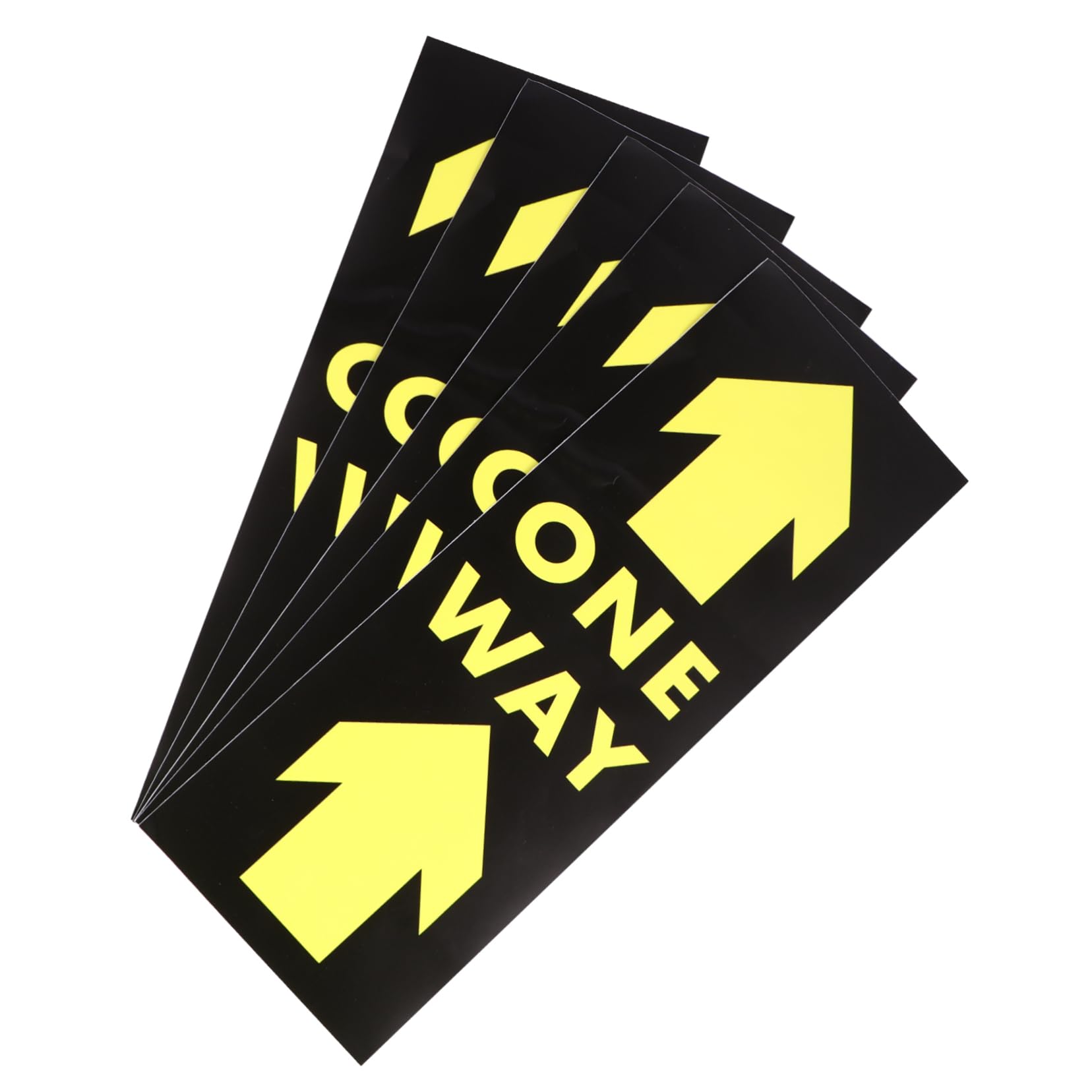 SEWACC 5pcs Arrow Marker Stickers Social Distancing Sign for Floor Waterproof Directional Arrow Stickers for Home Office