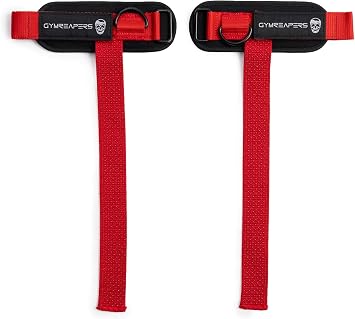 Gymreapers GripLink Lifting Straps Heavy Duty D-Ring Weight Lifting Wrist Straps with Anti-Slip Silicone Grip Beads, Adjustable Support for Deadlifts, Powerlifting, Cable Machines & Gym Training