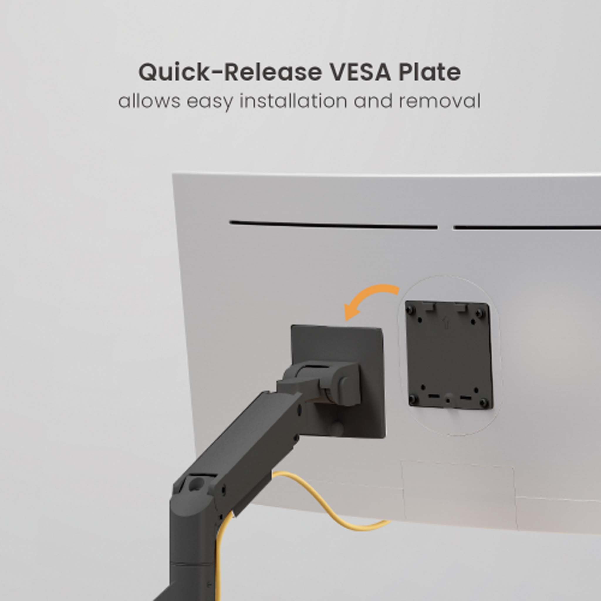 Wiltec Uchwyt do monitora 17-49 cali 20 kg VESA regulowane ramię