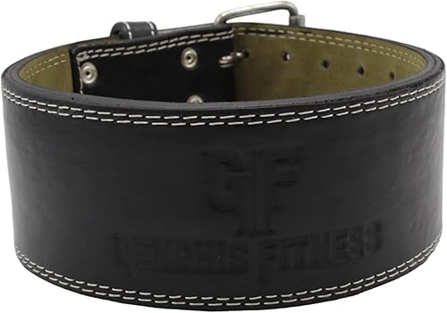 Miniatura 3 de Cinturón de doble punta de levantamiento de pesas de 0.394 pulgadas, soporte mejorado para levantamiento de pesas, peso muerto y sentadillas