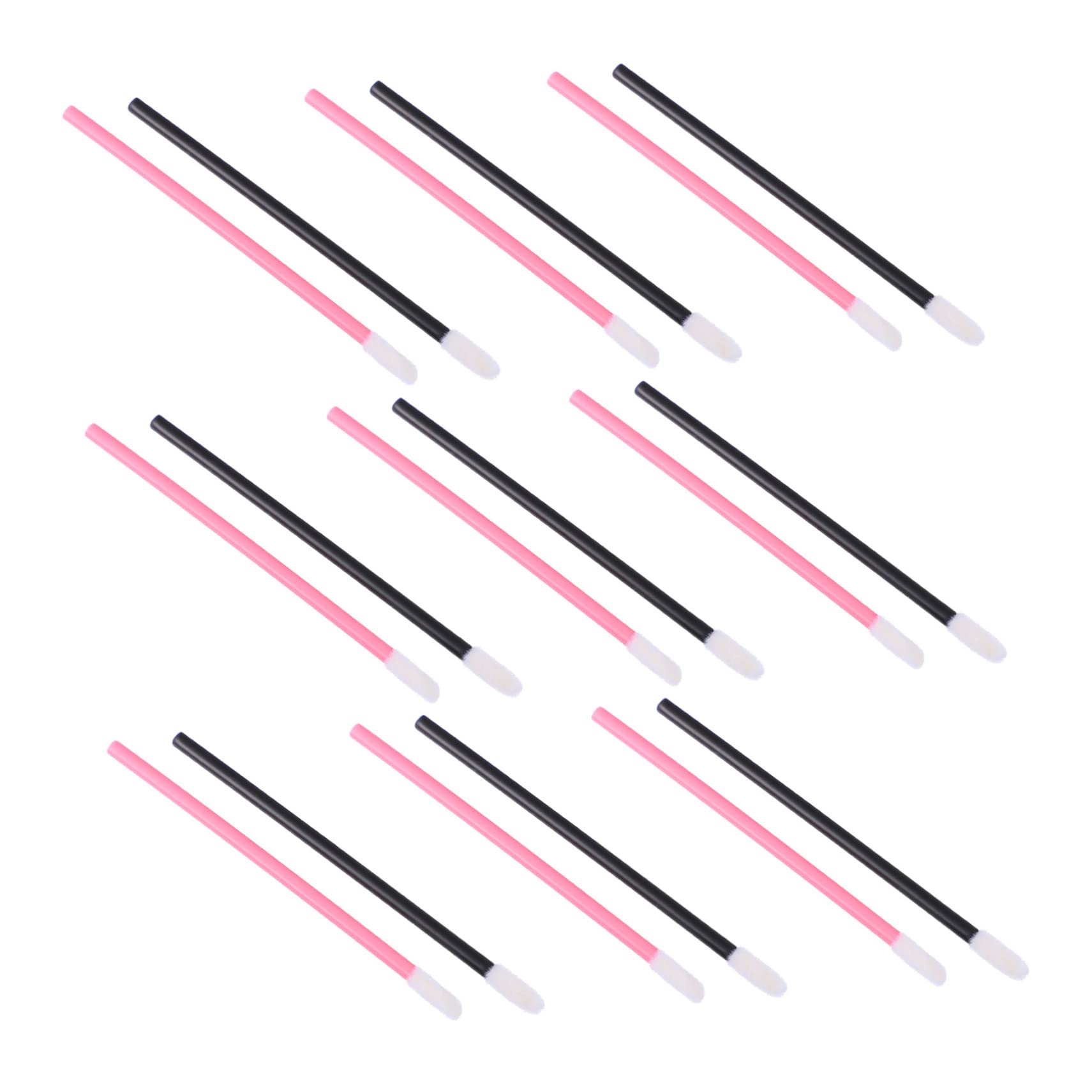 LIFKOME 200Pcs Lip Makeup Applicators Dual Color Lip Brush Tool for Easy Application Convenient Travel for Lip Color and Gloss