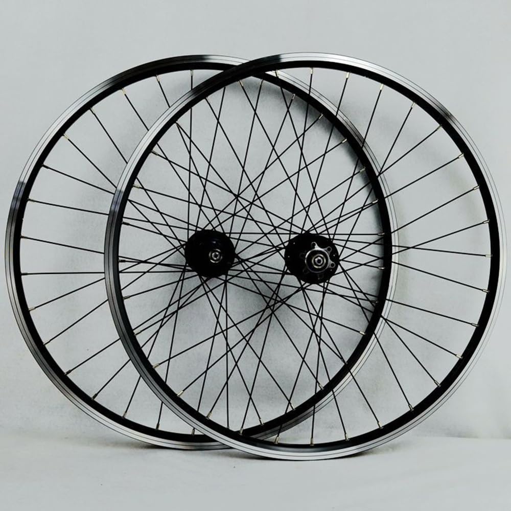 ZXGSXIOU Mountain Bike Wheelset Disc Brake V Bicycle Wheel Set 26 27.5 29 Inch Cassette Bearing Hubs High Strength Aluminum Alloy Rim (Red Hub, 29inch)