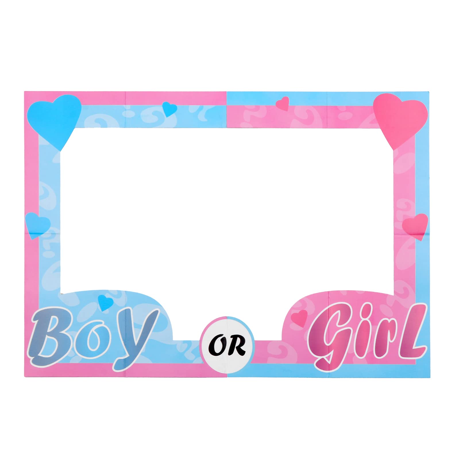 Buy Gender Reveal Photo Booth Frame, Boy or Girl Reveal Picture Frame