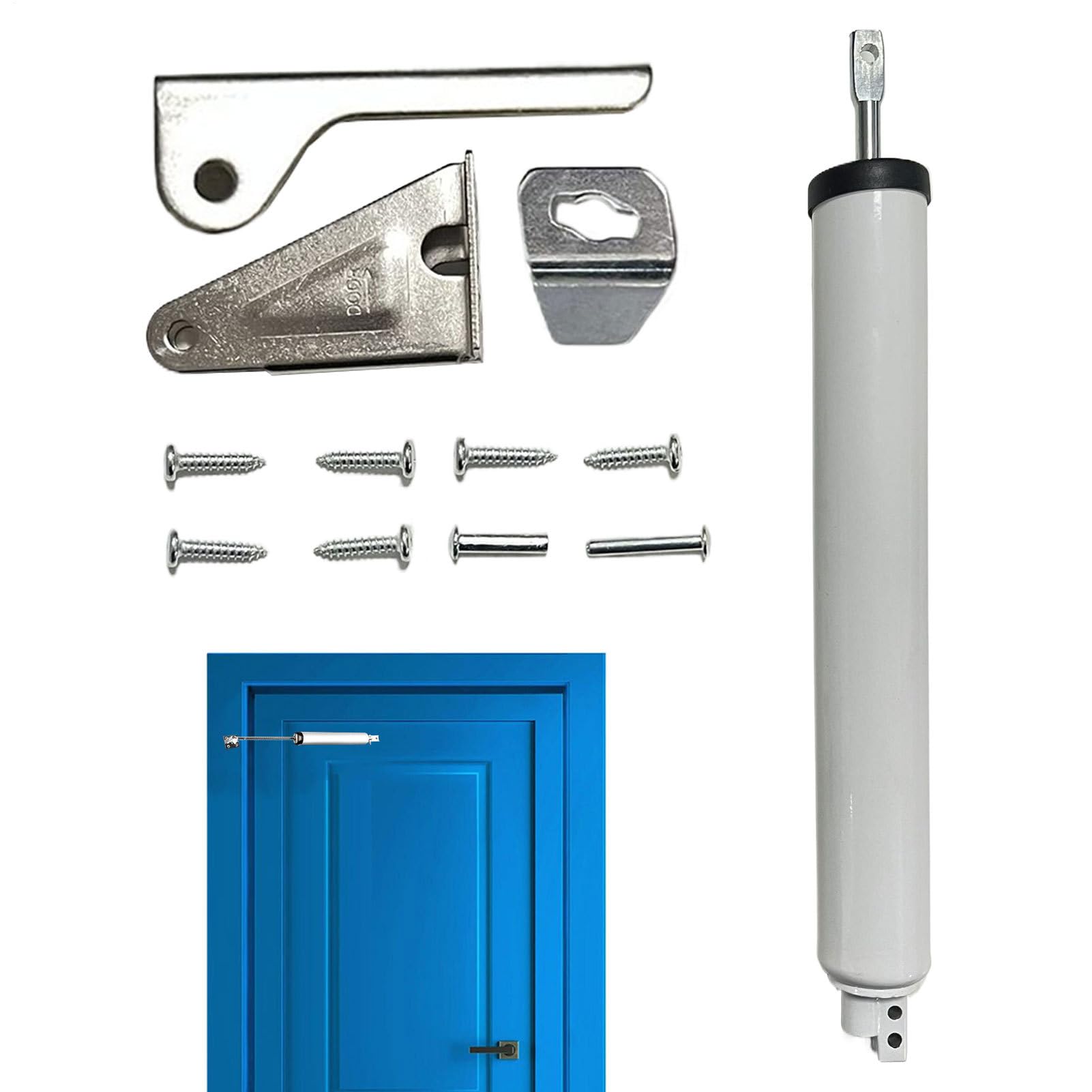 Cierrapuertas automático para cocina, baño y dormitorios con fácil montaje