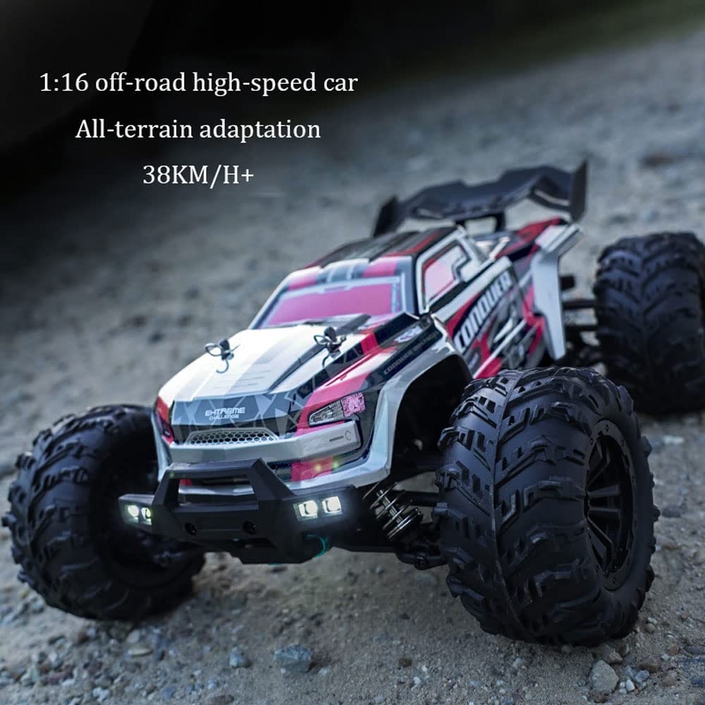 1:16スケール4WDリモートコントロールカー、LEDリモートコントロールカー Amazon.co.jp: RCカー - 1:16スケールのリモートコントロール