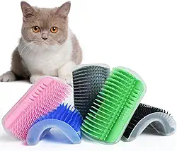 Escova Massageadora Cocadeira Tira Pelo Catnip Gato EL-P257