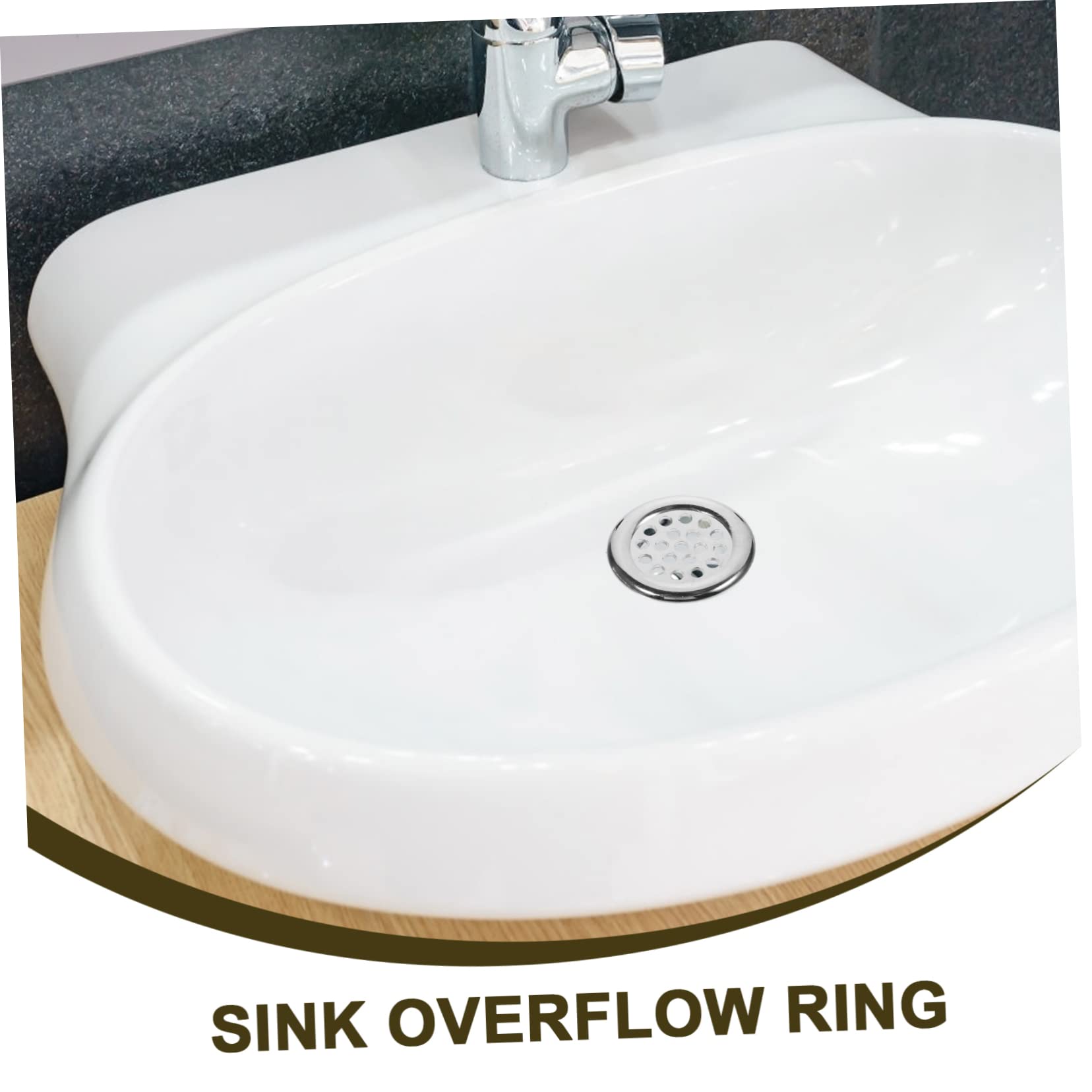 Set 6 Anelli Copritroppo Pieno Per Lavabo E Cucina: Plastici, Argentati, Decorativi E Facili Da Installare
