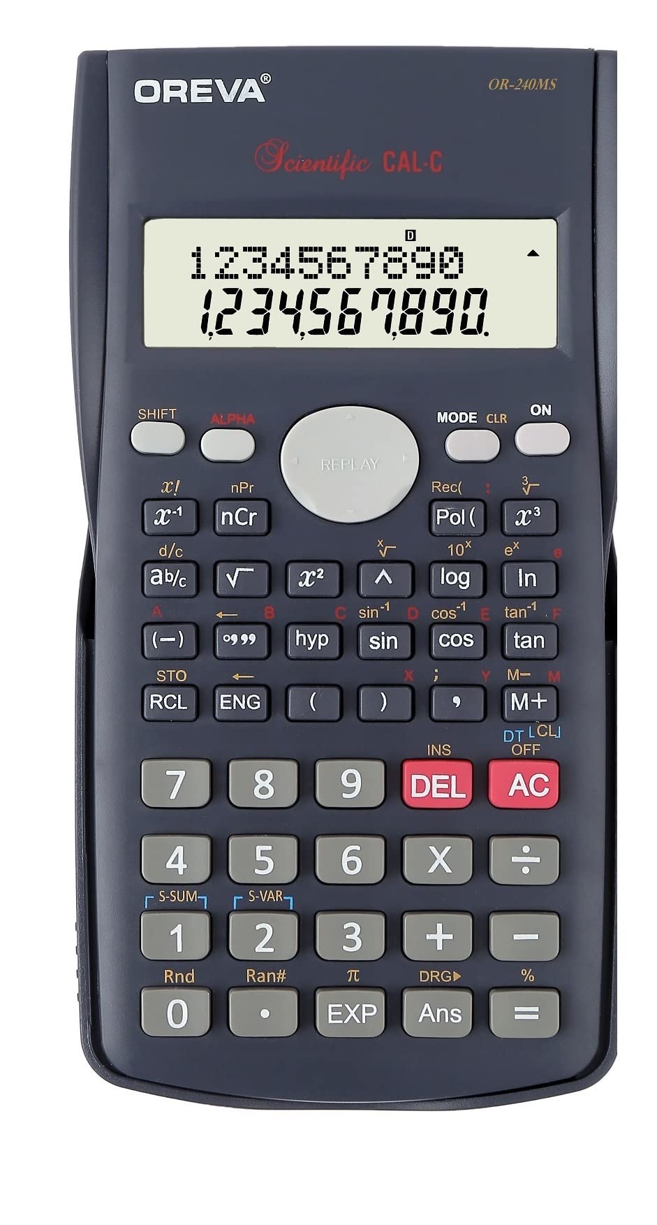 Oreva 2-Line Engineering Scientific Calculator, Suitable for School and Business (Black)
