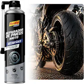 Reparador de pneus para motos e bicicletas emergencial repara pneu furo emergencias