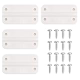 4pcs Plastic Cooler Hinges for Igloo 50-165 QT, 2.32x1.26 Inch Freezer Hinges with 16 Screws Replacement Parts Camping Coolers Accessories for Igloo Fridge
