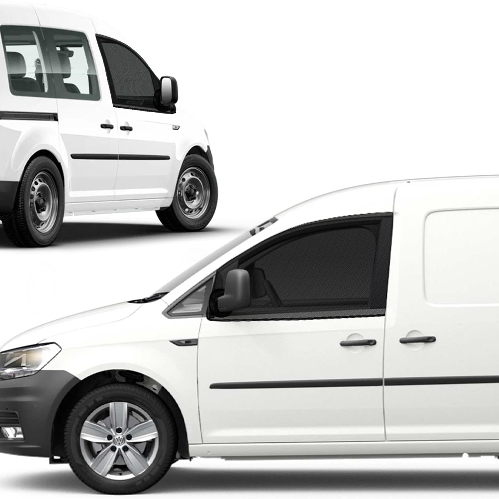 Seitenfenster Insektenschutznetz für VW Caddy 2004-2025, Elastische Fliegengitter Autofenster, Moskitonetz Autofenster Sonnenschutz Auto Netz für UV-Sonnenschutz & Privatsphärenschutz