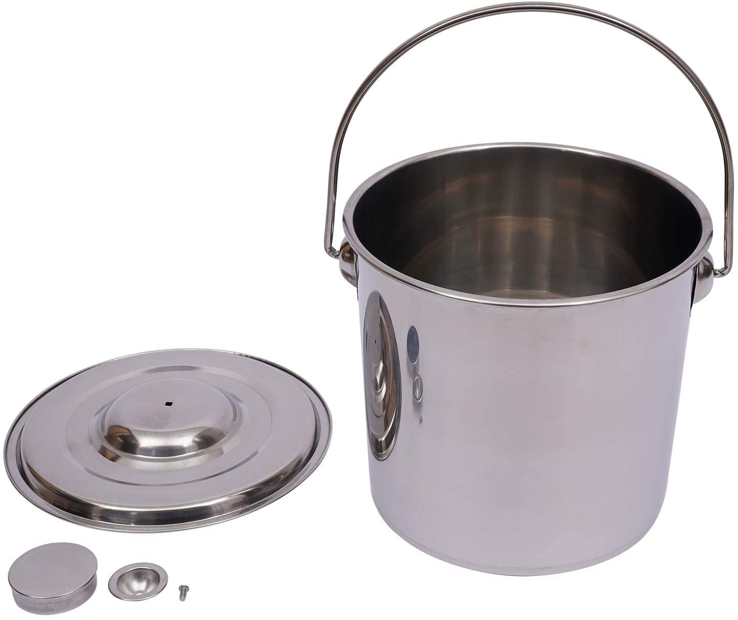 TOLEGANO 35 l, voedselveilige emmer met deksel, universele ton, waterreservoir, voerton, voederemmer met deksel, kunststof emmer, plastic emmer voor paard, hobbok, opbergemmer TOLEGANO 35 l, voedselveilige emmer met deksel, universele ton, waterreservoir, voerton, voederemmer met deksel, kunststof emmer, plastic emmer voor paard, hobbok, opbergemmer