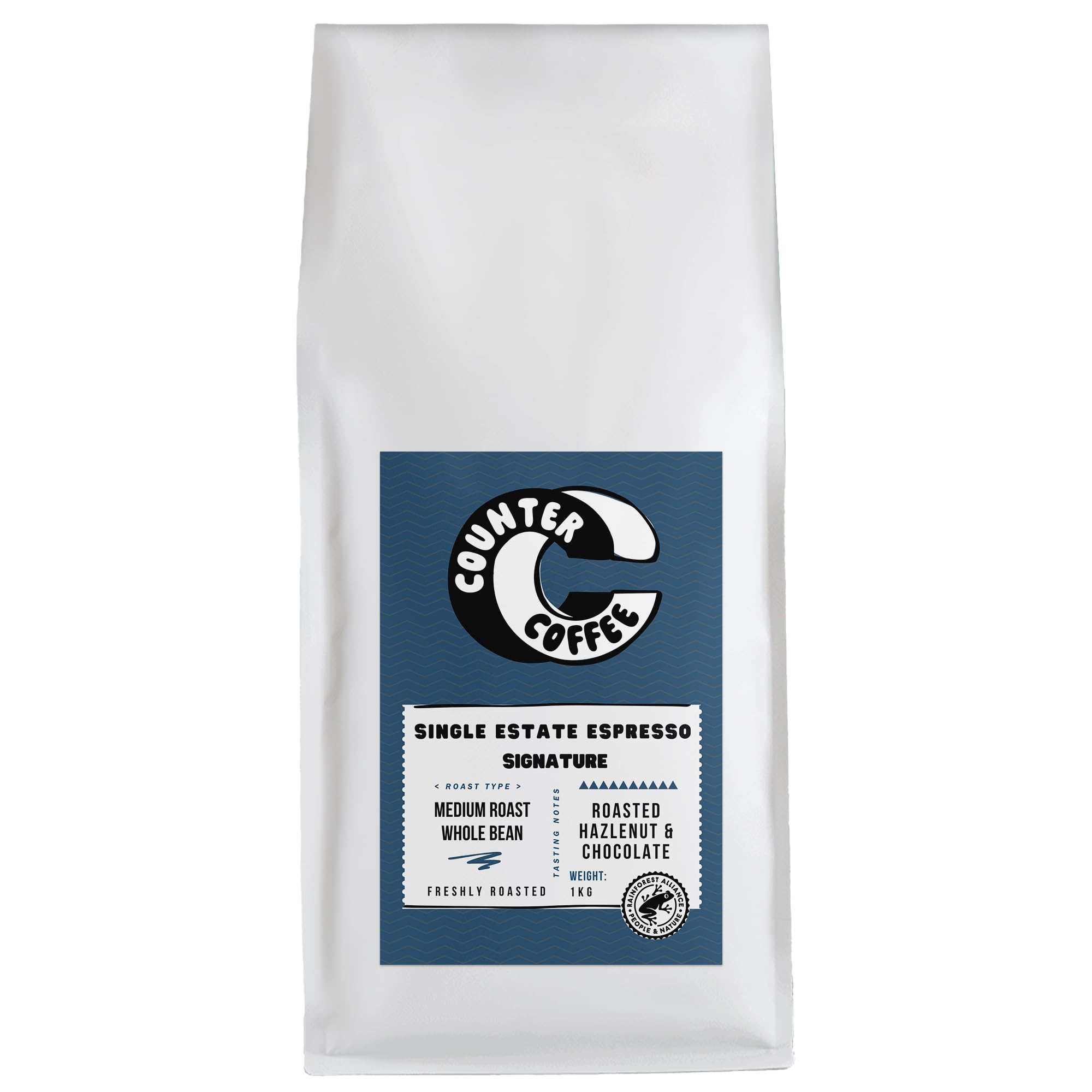 Counter Coffee | Single Origin Brazilian Coffee Beans 1KG | Medium Roast Small Batch | Perfect for Smooth Espresso | | 1KG Coffee Beans