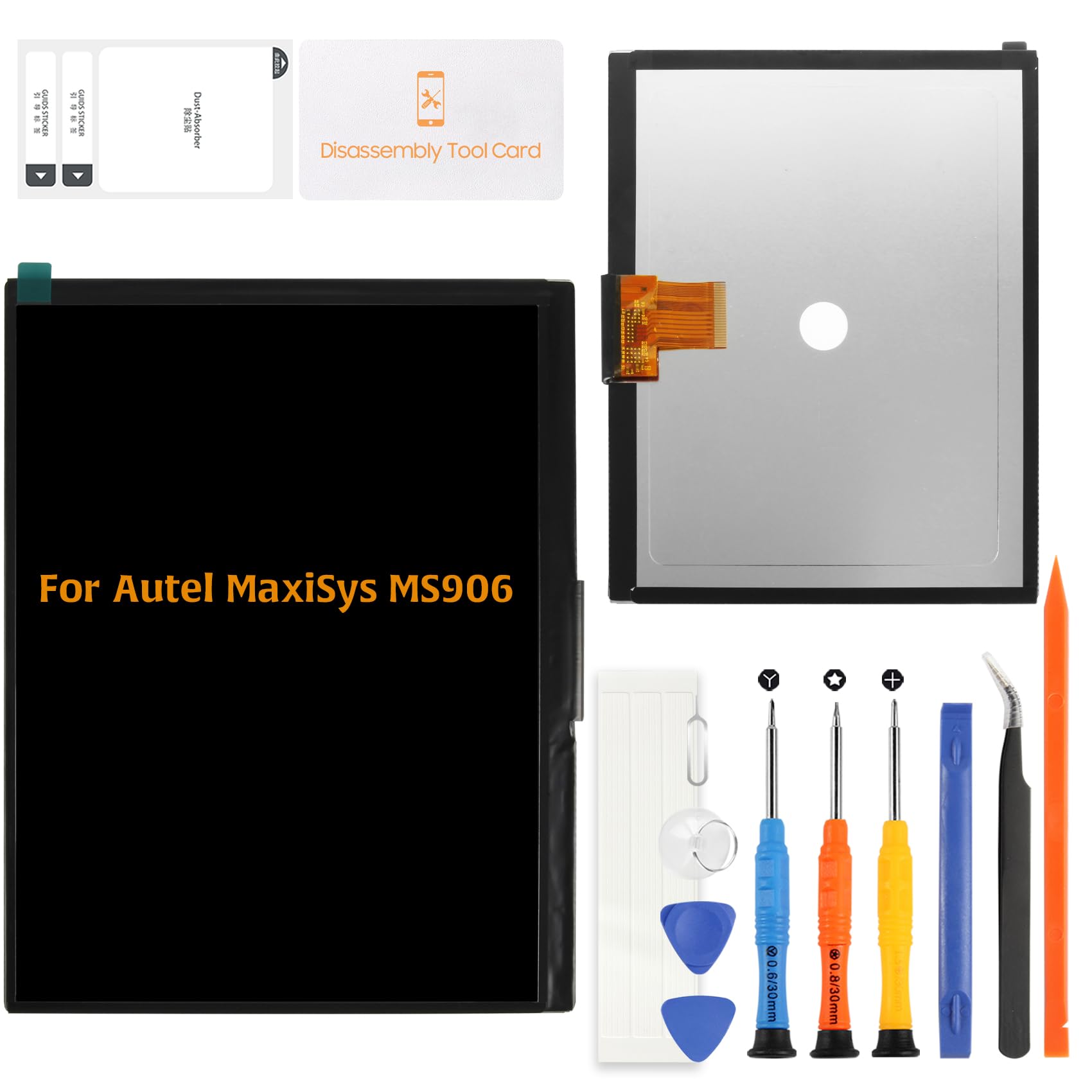 Photo 1 of Olivechard 8'' LCD Screen Replacement Display for Autel MaxiSys MS906 MS906S MS906TS MS906BT MS906CV – High Definition LCD Display Repair Part (Without Touch Screen)