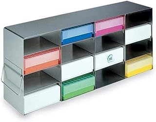 Heathrow Scientific HS2862HA True North 4x3 Upright Freezer Rack, Stainless Steel, 2