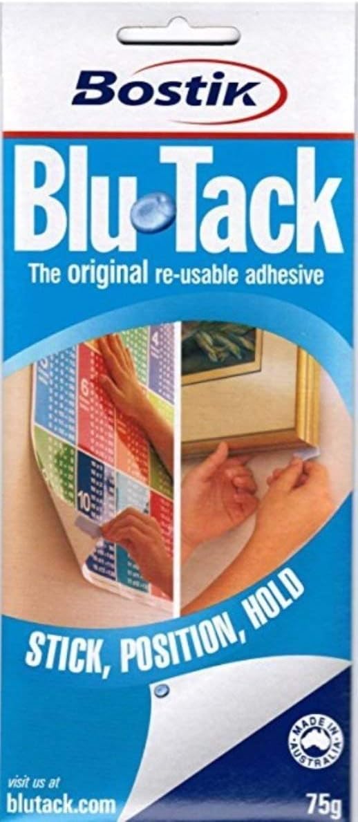 Blu-Tack Reusable Adhesive 75g (Pack of 2)