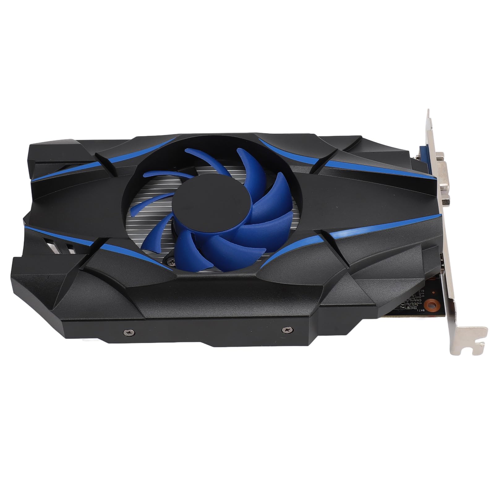 Denash Karta Graficzna GT1030 2GD5, 2 GB GDDR5 64-bitowy PCI Express 2.0 16X HD Multimedialna Karta Graficzna VGA do Gier z Wentylatorem Chłodzącym, do Komputerów Stacjonarnych Filmy
