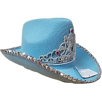 blue cowgirl hat