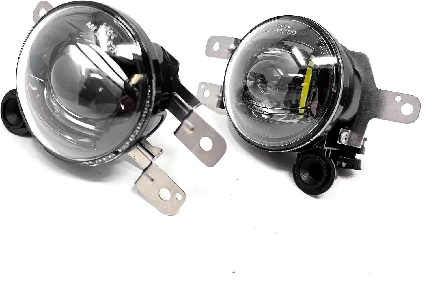 Compatible with 2023-2024 Honda CR-V CRV Fog Lights Kit 6000k White LED Assembly Upgrade Comes with Bezels, Switch, and Wiring (will not fit parking sensor model)