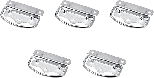 Miniatura 1 de METALLIXITY Mango de anillo para el pecho (3.150 in3.15 pulgadas), 5 unidades, mango plegable de pintura en aerosol de hierro, para caja de