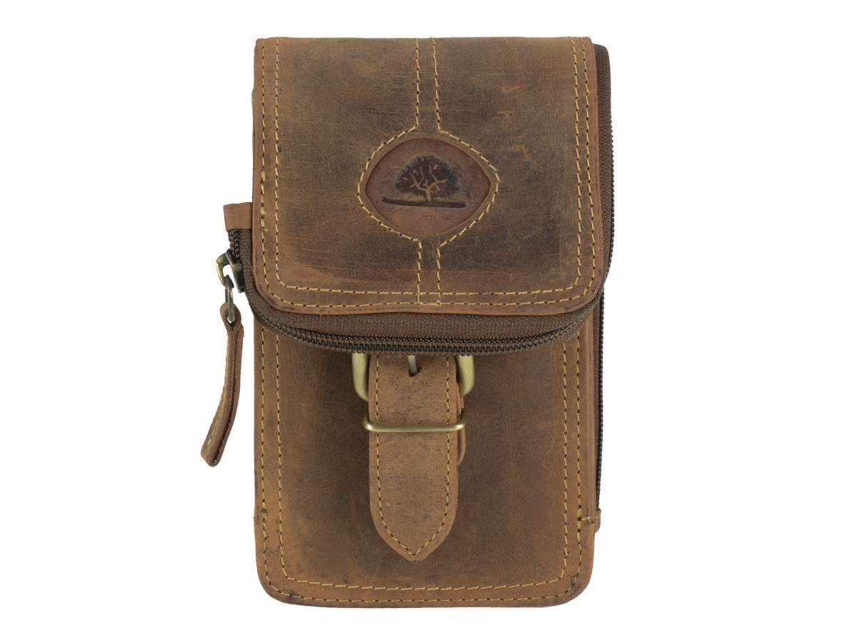 Greenburry Vintage Gürteltasche Leder 10 cm