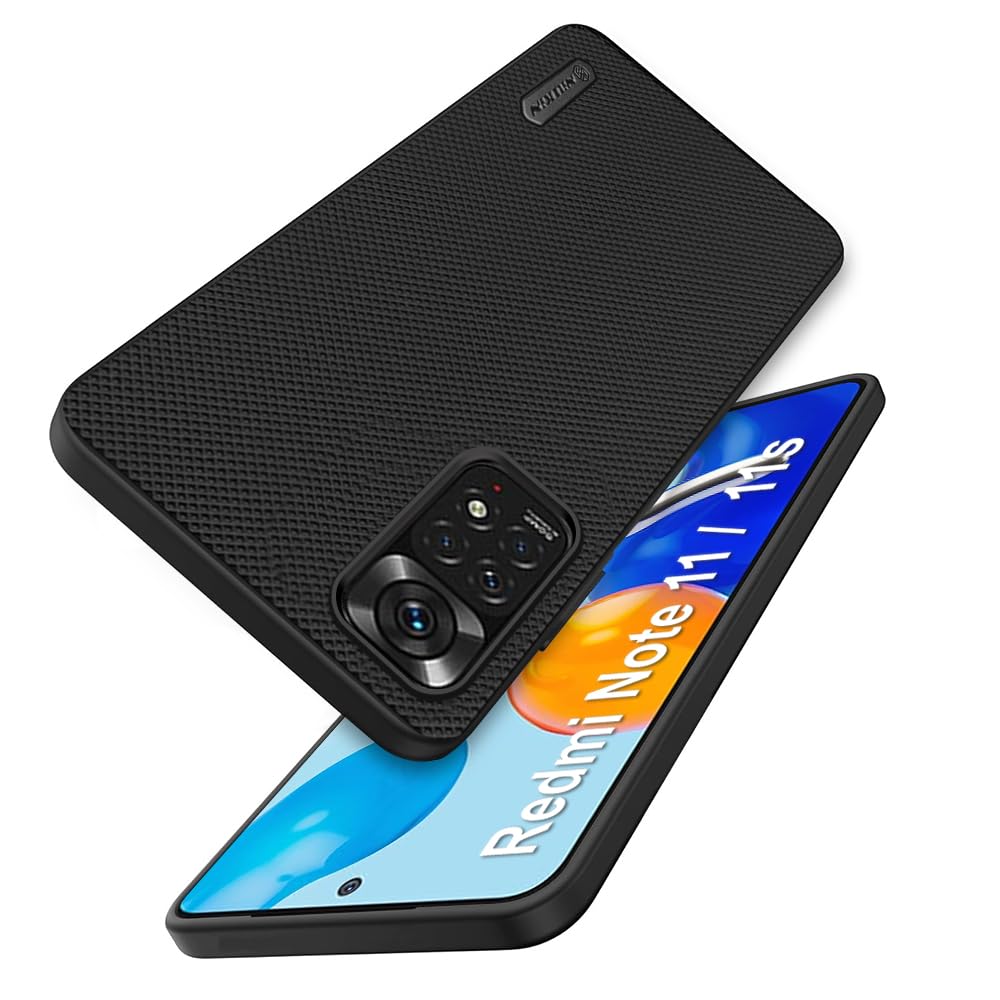 TOUCCH Liquid Silicone Case Cover for Xiaomi Redmi Note 11 / Xiaomi Redmi Note 11s| Shock Proof Design & 360 Degree Protection| Premium Cover for Redmi Note 11| Silicone Sand Blast - Black