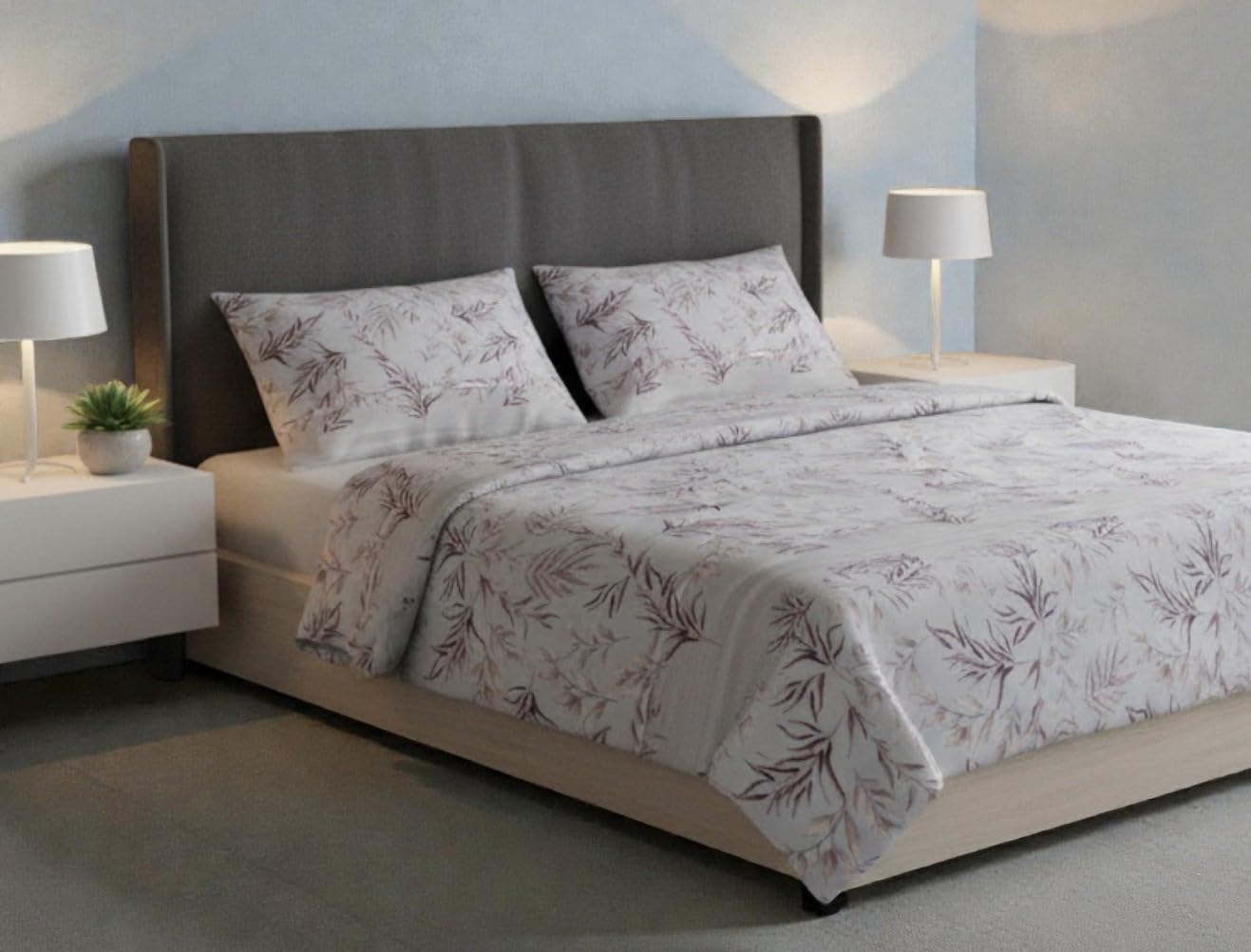 L'Emporio Casa Set Lenzuola in Flanella, Cotone Italiano 100% Pettinato, Anti-Pilling Varie Misure (Fuge 2, Matrimoniale)