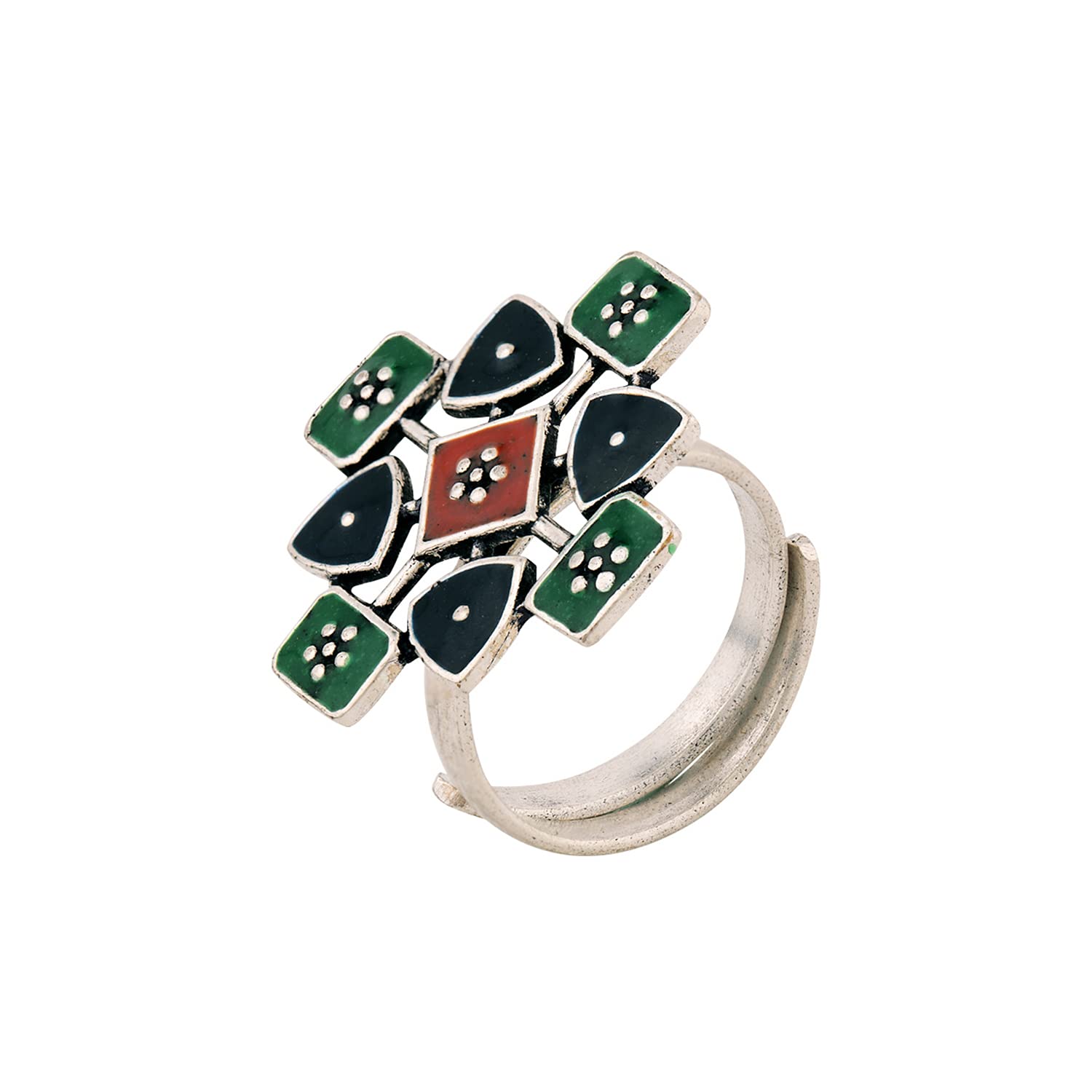 Katha by Voylla Kesar Rangoli Design Inspired Ring Jewelry, Girl, Women, Mother, Sister, Girlfriend (B07HFV9XS5) Amazon Price History, Amazon Price Tracker