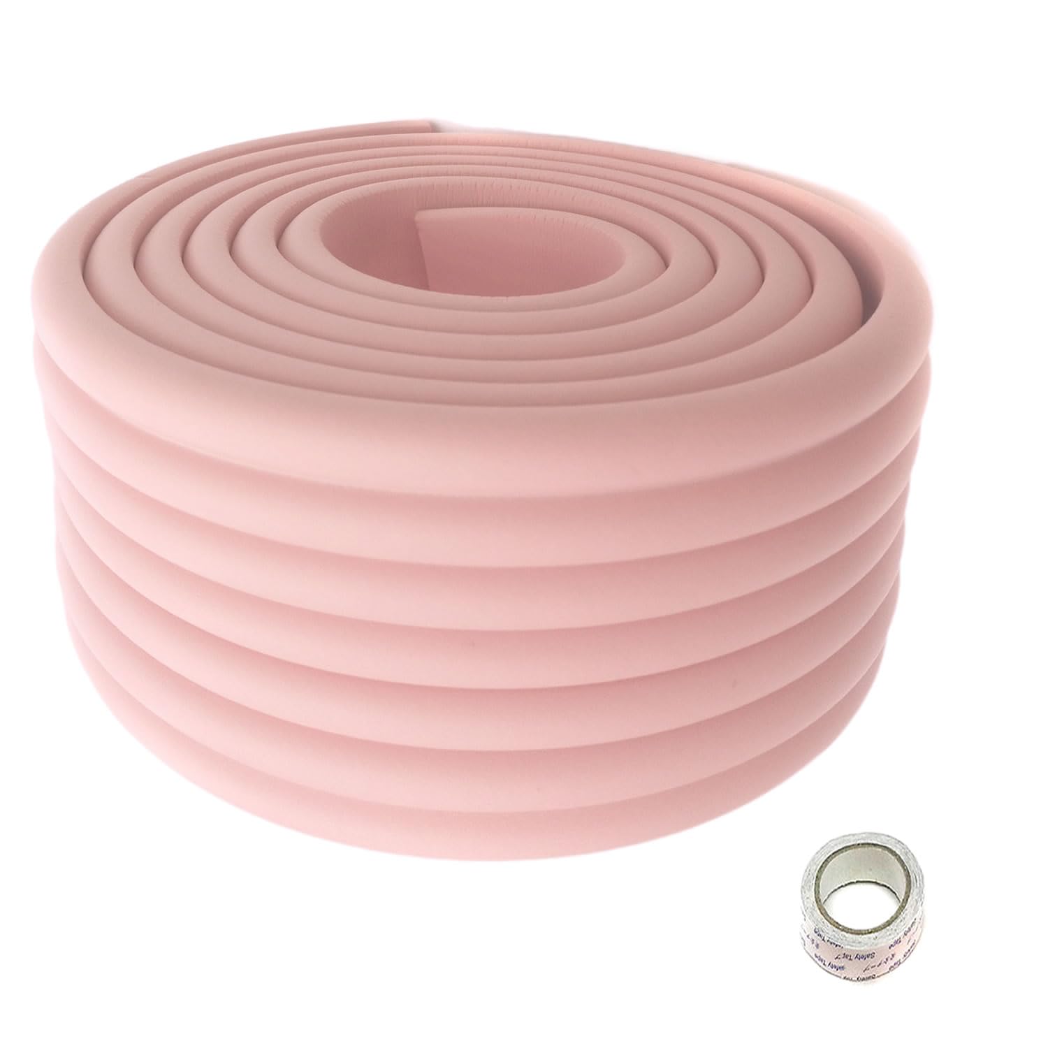 Universal Protector Espuma, 200cm x 80mm x 8mm Multiusos anticolisión Protección Espuma Rollo para Bebés niños, No Tóxico, Seguridad Protectores Superficie & Bordes, Rosado, KXD7002-pink