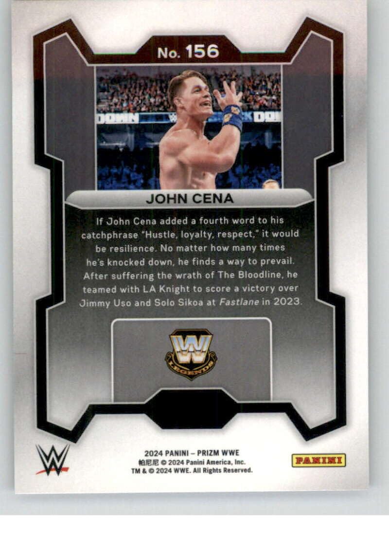 最終値下げ！ John Player Special (未開封！) Amazon.com: 2024 Panini Prizm #156 John Cena Legend Official WWE