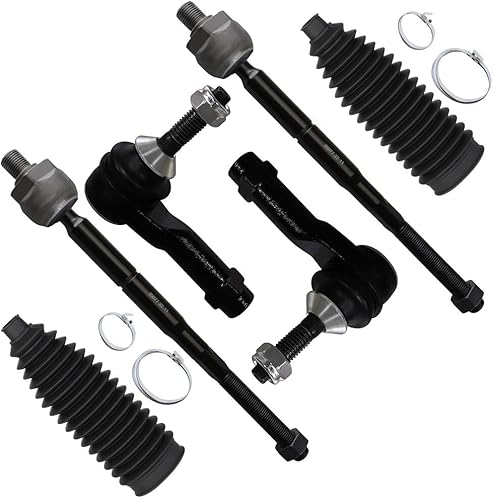 SCITOO Kit de suspensión delantera, extremo de barra de acoplamiento interior exterior con funda para Ford Explorer Police Interceptor Sedan