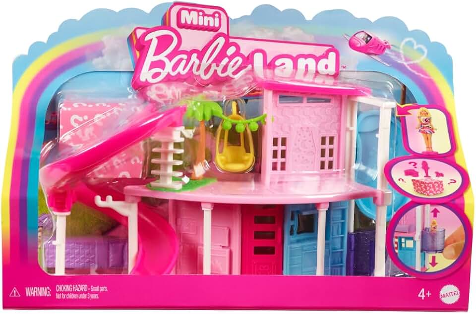 Barbie Mini BarbieLand Casa de Bonecas Surpresa para crianças a partir de 4 anos
