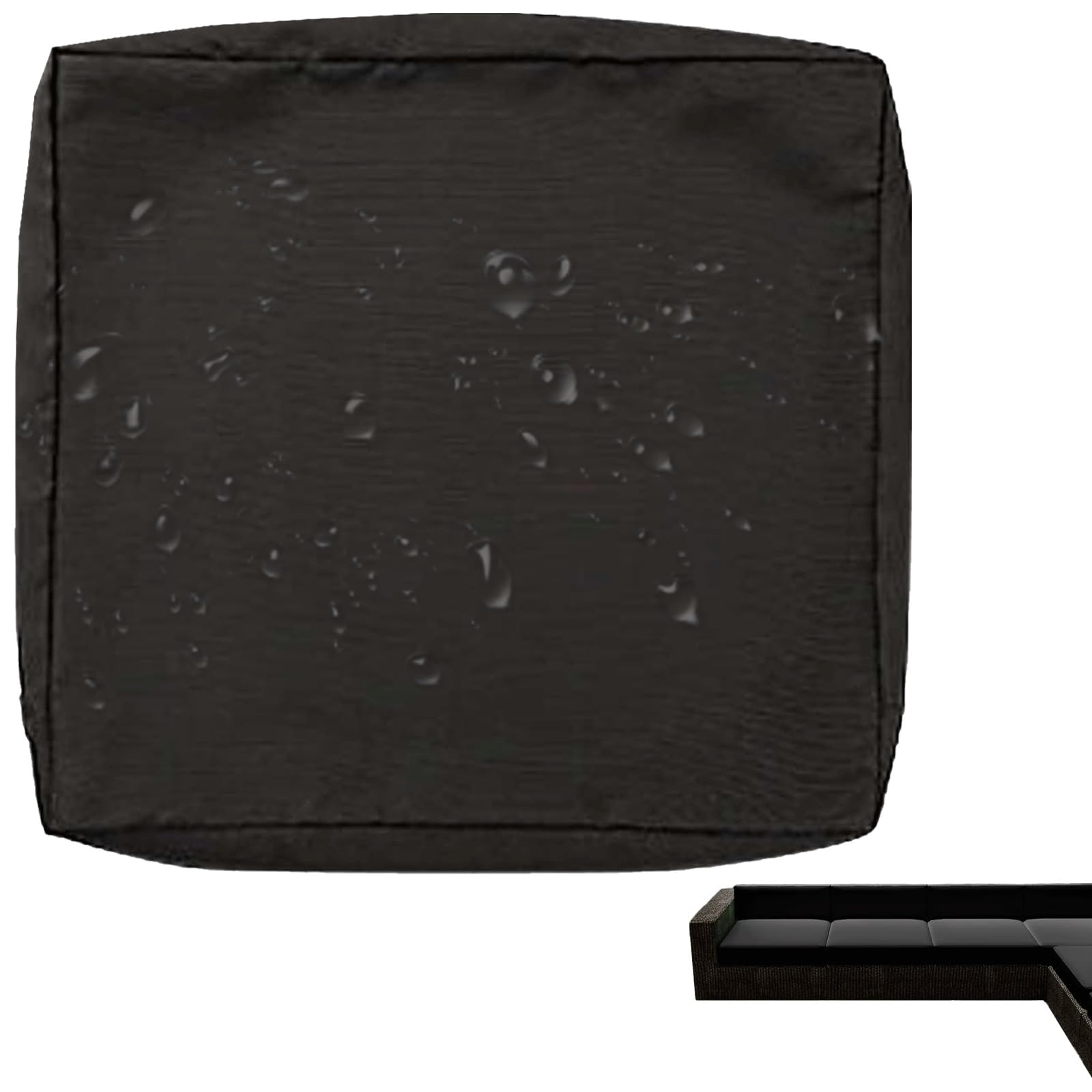 VEAI Waterproof cushion cover with zipper for outdoor and indoor Sofa Seat Cushion Cover for chairs sofas
