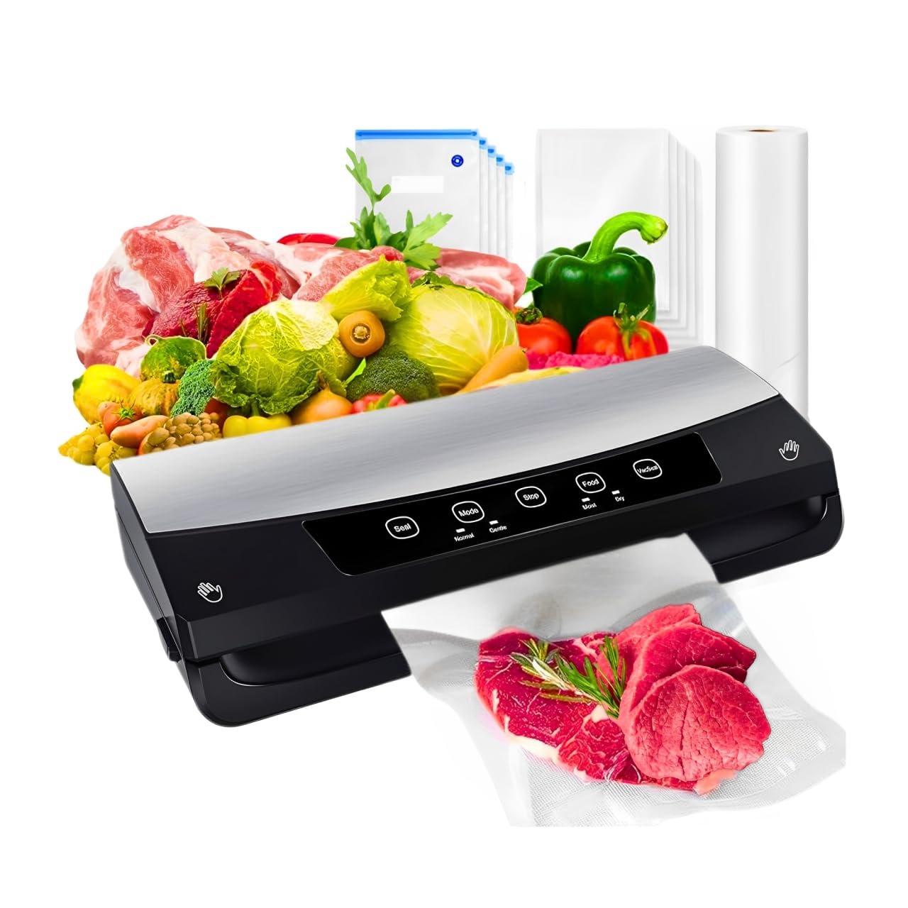 Amazon.com: Kitchen Vacuum Sealer for Food Saver - Dry & Moist