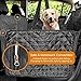 Vailge Extra Large, 100% Waterproof Dog Seat Cover for Back Seat with Zipper Side Flap, Heavy Duty car Hammock Pet Seat Cover for Cars Trucks suvs