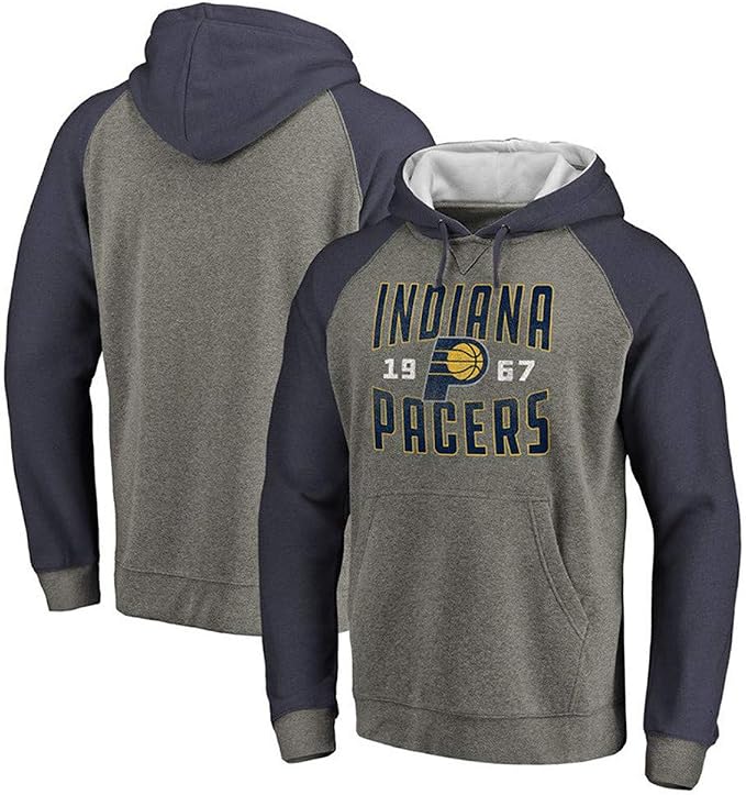 Jntm-Sports Felpa da Uomo NBA Fans Jersey Indiana Pacers Felpa con  Cappuccio con Coulisse Maniche Lunghe Casual Pullover Comodo S-XXXL Grigio,  M : Amazon.it: Sport e tempo libero