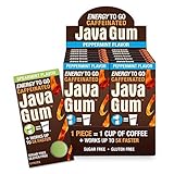 Java Gum - Caffeinated Energy Gum (Peppermint 2 Pack (16 Pieces))