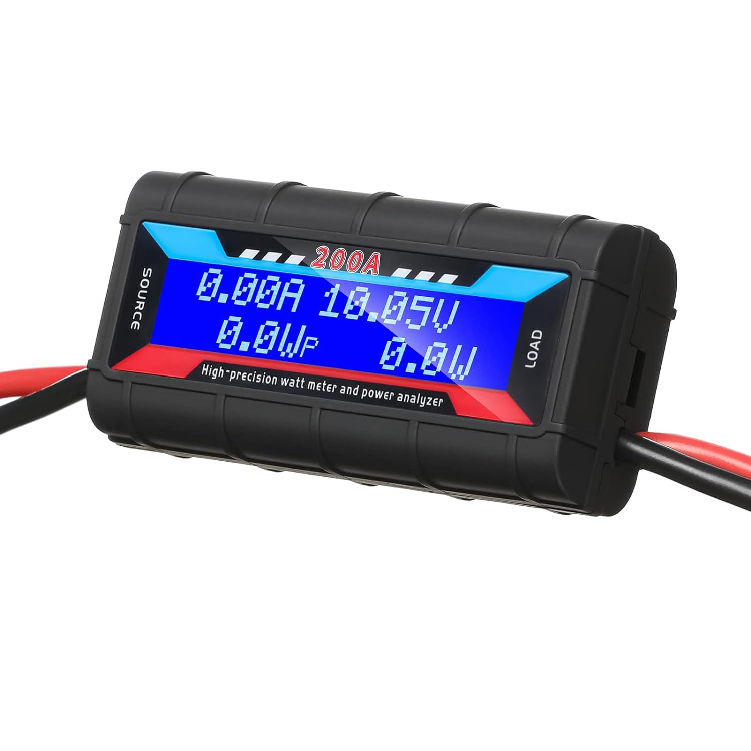 Serplex® 200A High Precision Watt Meter Power Analyzer Battery Consumption Performance Monitor Amp Meter Monitor with Backlight Digital LCD Screen for Solar Energy, Electric Vehicles, Model Aircraft (B0DJ2457MB) Amazon Price History, Amazon Price Tracker