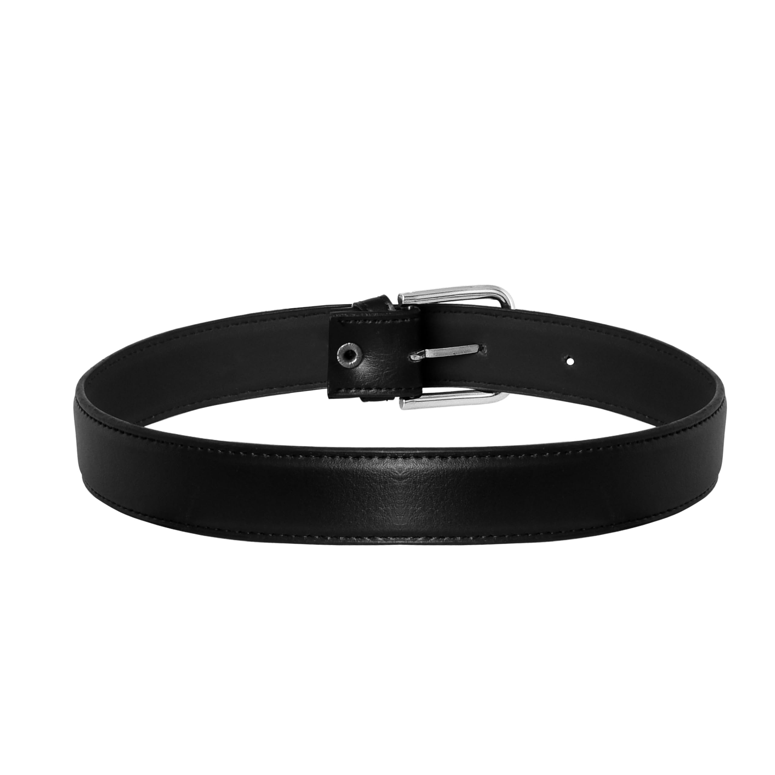 CHILDWAY Unisex Kid's Belt | Formal/Casual Belt for Boys and Girls | Adjustable Fit, Durable Buckle | For Pant Jeans Trouser (Black) 3