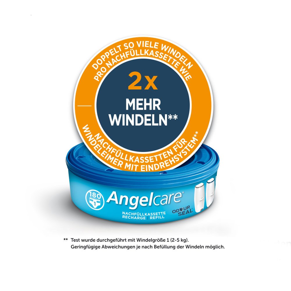 Angelcare Nachfüllkassette für Windeleimer Dress-Up und Classic XL, 3er