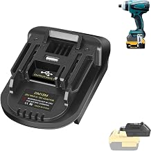 YMWLKJ for DeWalt Battery Adapter, Convert for DeWalt to Work for Makita 18V Tool Adapter